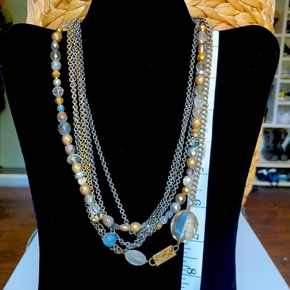 Custom made, one of a kind, multilayer necklace - Picture 1 of 3